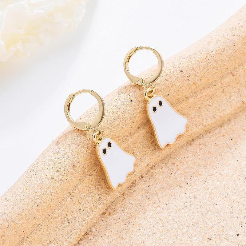 Super Cute Halloween Ghosty Earrings - silverfoxgoods